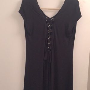 Cable & Gauge black tie up dress - NWT